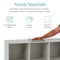 Best Choice Products 6-Cube Bookshelf, 13.5in Display Storage System, Organizer w/ Removable Back Panels